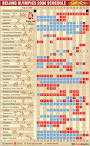 Beijing Olympics 2008 schedule