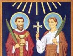 Image result for Saints Marcellinus and Peter