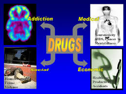 Besides addiction, drug abuse is linked to a variety of health problems, 