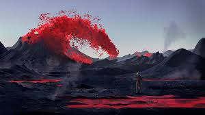 Image result for wallpaper volcano