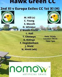 Image result for Hawk Green Cricket Club
