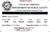 Fingerprint Clearance Card Application Guidance
