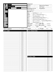 Image result for rpg character sheet