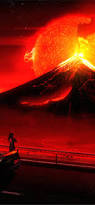 Image result for wallpaper volcano