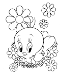 Tweety Bird coloring page