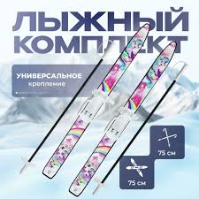Image result for Лыжи пластиковые 200 с креплением 2008061837045