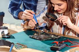 Image result for woman soldering