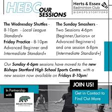 Image result for Herts & Essex Badminton Club