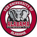 UNIVERSITY OF ALABAMA Elephant Logo Round Custom Made Wooden Sign ...