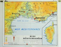 Image result for carte du midi mediterraneen