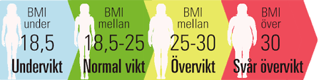 Bildresultat för bmi-tabell