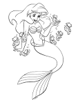 Little Mermaid Coloring coloring page
