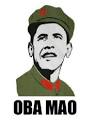 Obama greeted with "Oba Mao"