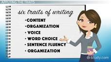 The Six Traits of Writing | Overview, Rubric & Application ...