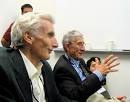 here's a picture of Martin Rees, Freeman Dyson and me (it's really me, ... - i-9b4d9ee65a37a801461855a9578a82eb-scifoo1