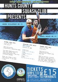 Image result for Hunts County Squash Club