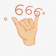 Image result for 666 hand sign