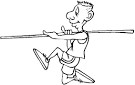 Track and Field coloring page