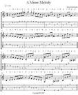 Playing Classical Guitar Melody   A minor melody with tab
