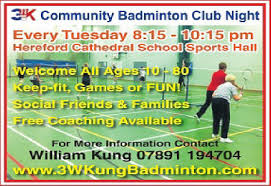 Image result for Herefordshire Badminton Club