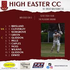 Image result for High Easter Cricket Club