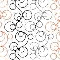 Double Bubble pantograph pattern by Patricia Ritter of Urban Elementz