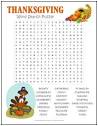 Thanksgiving Word Search Puzzle | Print it Free