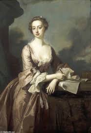 Mary Finch, Viscountess Andover von Thomas Hudson (1701-1779 ... - Thomas+Hudson-Mary+Finch,+Viscountess+Andover