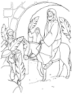 PALM SUNDAY Coloring Page