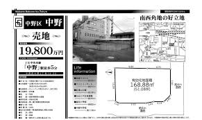 Image result for 中藤2丁目〈売地〉広々426.17㎡（法面含む）上下水道引込済、法面利用価値大、建築条件はございません。お好きなハウスメーカーで建築できます。