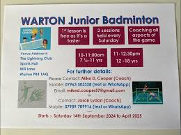 Image result for Barton Acorn Junior Badminton Club