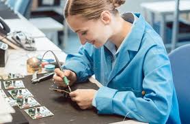 Image result for woman soldering