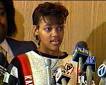 Tawana Brawley at a press