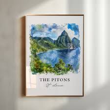 Image result for pitons lucia