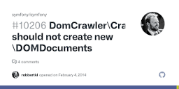 DomCrawler\Crawler::filterXPath() should not create new ...