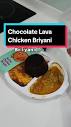 Try this Chocolate Lava Briyani next time you visit @7elevensg ...