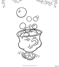 Beauty and Beast coloring page