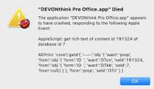 DevonThink Crashes creating markdown - Automation ...