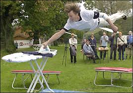 Image result for extreme ironing