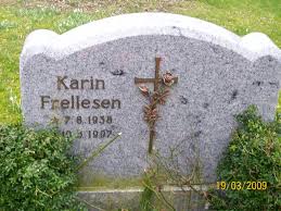 Grab von Karin Frellesen (07.08.1938-10.03.1997), Friedhof Resterhafe
