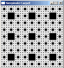 Image result for sierpinski carpet