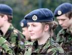 Female United Kingdom soldier