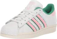 Amazon.com | adidas Women's Superstar Sneaker, White/Clear Pink ...