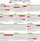 2015 Calendar And Public Holidays