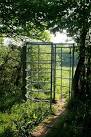 This is the tallest and least user-friendly kissing gate I have seen. - via Daymix