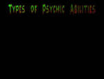 Psychics and Mediums