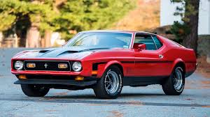 Image result for Bright Red 1972 Mustang