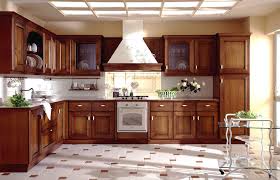 Wooden Kitchen Cabinets with Modern Interior Decoration