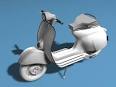 Motorbike vespa 3d  in Bikes   motorbikes   Vehicles  3ds   3D