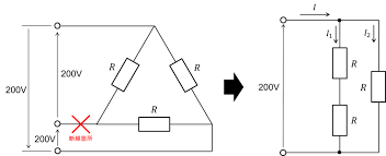 Image result for 3相3線 デルタ